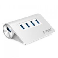 Orico M3H4-V1-SV-BP Aluminium Silver 4 Port USB 3.0 HUB